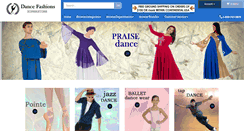 Desktop Screenshot of dancefashions.com